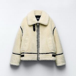 Zara faux fur Sherpa jacket